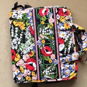 Vera Bradley Quilted Hanging Travel Bag with Floral Design